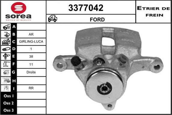 Sera 3377042 - Pinza freno autozon.pro