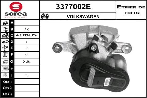 Sera 3377002E - Pinza freno autozon.pro