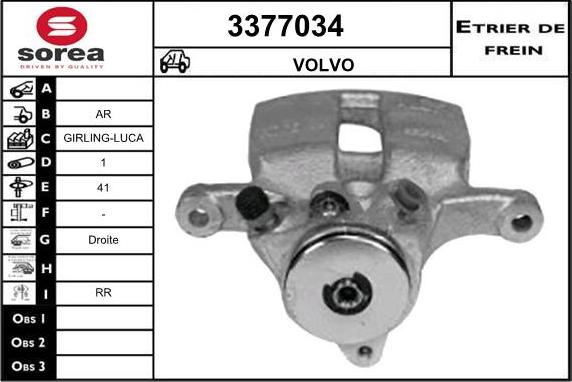 Sera 3377034 - Pinza freno autozon.pro