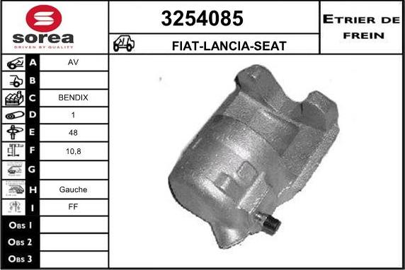 Sera 3254085 - Pinza freno autozon.pro