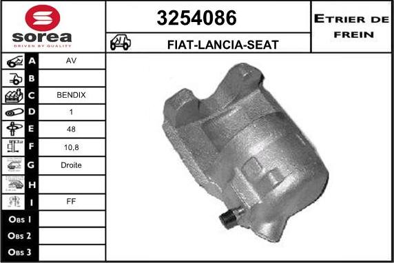 Sera 3254086 - Pinza freno autozon.pro