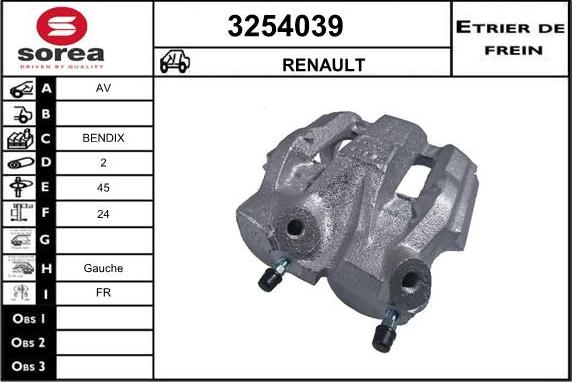 Sera 3254039 - Pinza freno autozon.pro