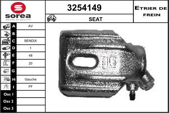 Sera 3254149 - Pinza freno autozon.pro