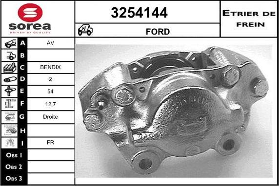 Sera 3254144 - Pinza freno autozon.pro