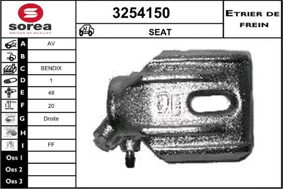 Sera 3254150 - Pinza freno autozon.pro