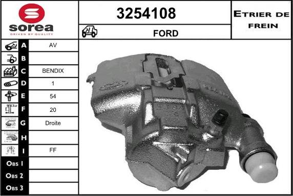 Sera 3254108 - Pinza freno autozon.pro