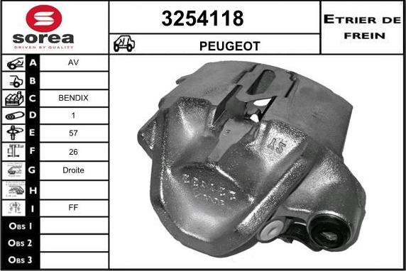 Sera 3254118 - Pinza freno autozon.pro