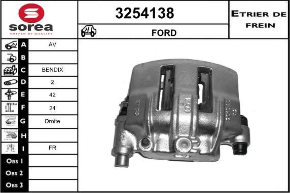 Sera 3254138 - Pinza freno autozon.pro