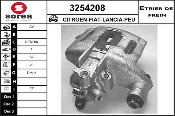 Sera 3254208 - Pinza freno autozon.pro