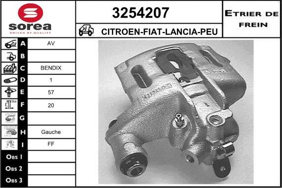 Sera 3254207 - Pinza freno autozon.pro