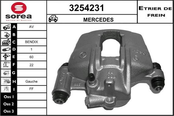 Sera 3254231 - Pinza freno autozon.pro