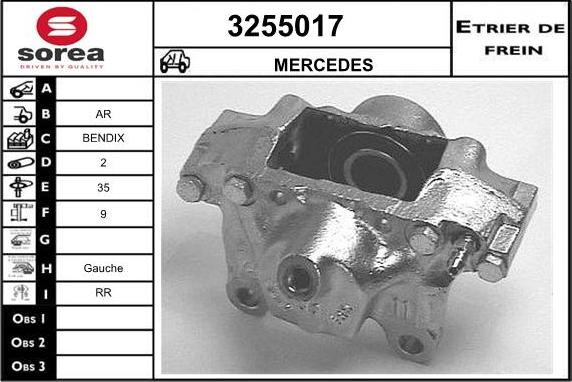 Sera 3255017 - Pinza freno autozon.pro