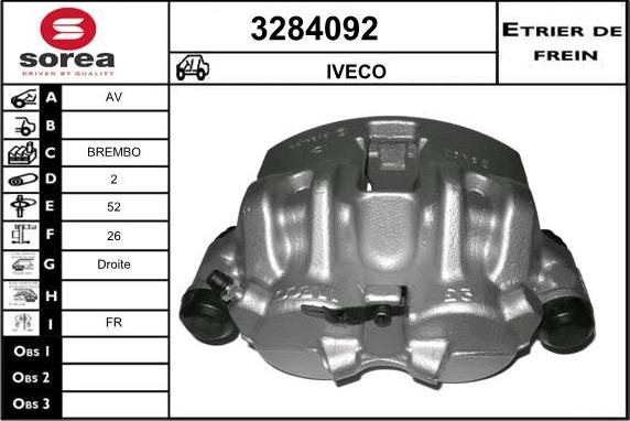 Sera 3284092 - Pinza freno autozon.pro