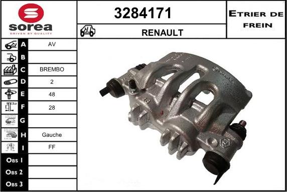 Sera 3284171 - Pinza freno autozon.pro