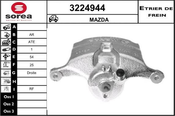 Sera 3224944 - Pinza freno autozon.pro