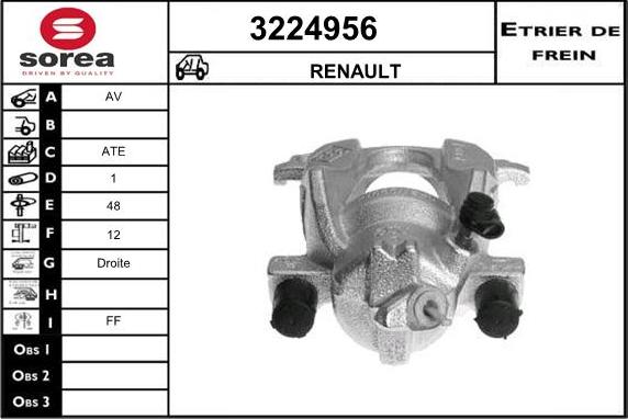 Sera 3224956 - Pinza freno autozon.pro