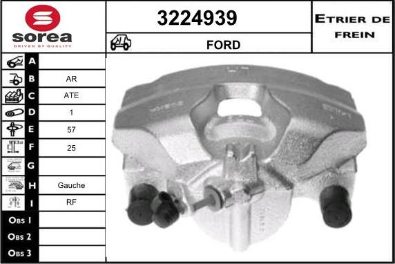 Sera 3224939 - Pinza freno autozon.pro