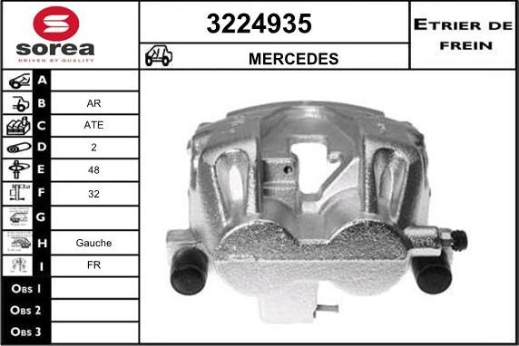 Sera 3224935 - Pinza freno autozon.pro