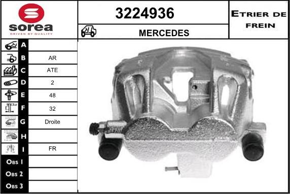 Sera 3224936 - Pinza freno autozon.pro