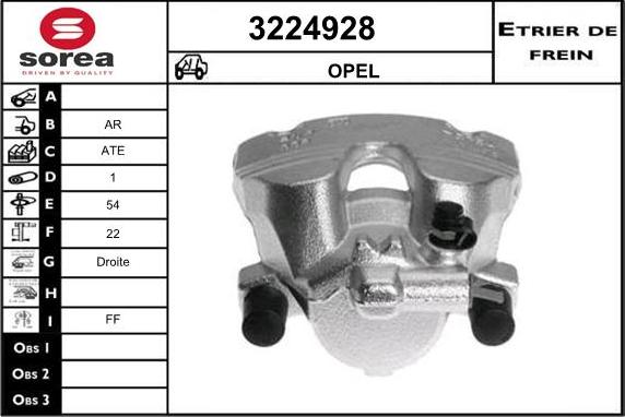 Sera 3224928 - Pinza freno autozon.pro