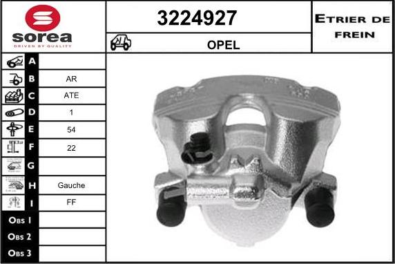 Sera 3224927 - Pinza freno autozon.pro