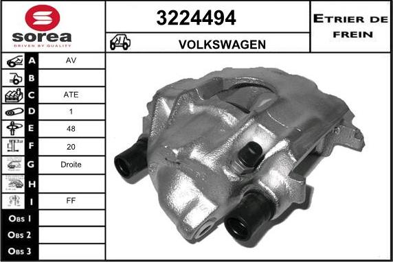 Sera 3224494 - Pinza freno autozon.pro