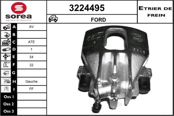 Sera 3224495 - Pinza freno autozon.pro