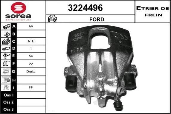 Sera 3224496 - Pinza freno autozon.pro