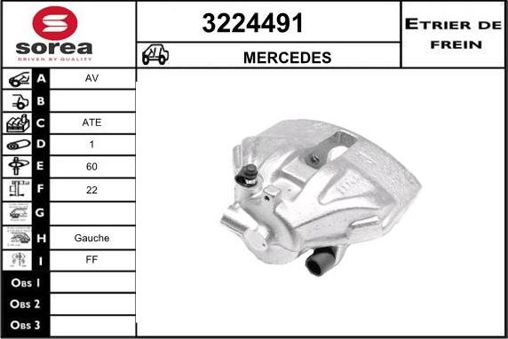 Sera 3224491 - Pinza freno autozon.pro