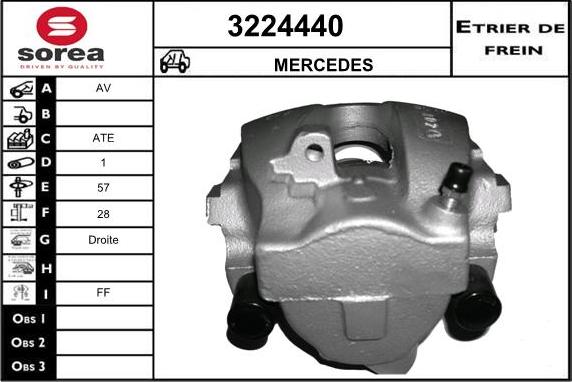 Sera 3224440 - Pinza freno autozon.pro