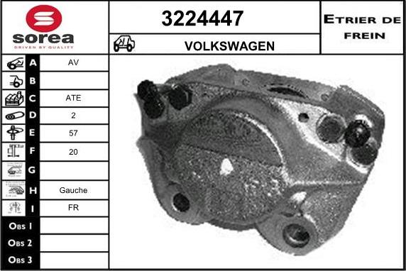 Sera 3224447 - Pinza freno autozon.pro