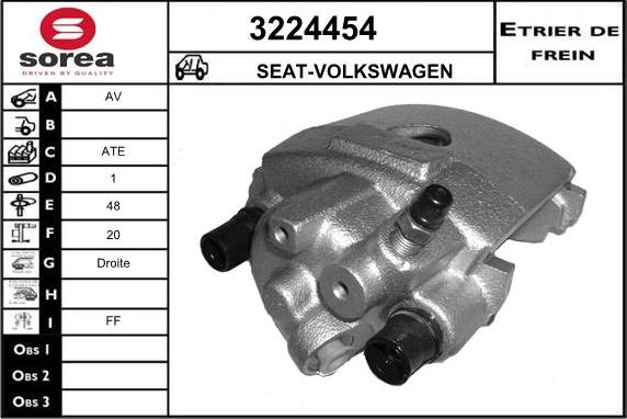 Sera 3224454 - Pinza freno autozon.pro