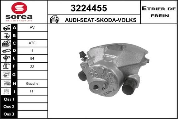 Sera 3224455 - Pinza freno autozon.pro