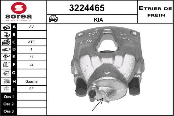 Sera 3224465 - Pinza freno autozon.pro