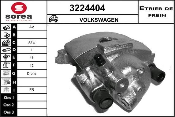 Sera 3224404 - Pinza freno autozon.pro