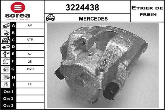 Sera 3224438 - Pinza freno autozon.pro