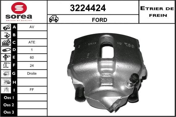 Sera 3224424 - Pinza freno autozon.pro