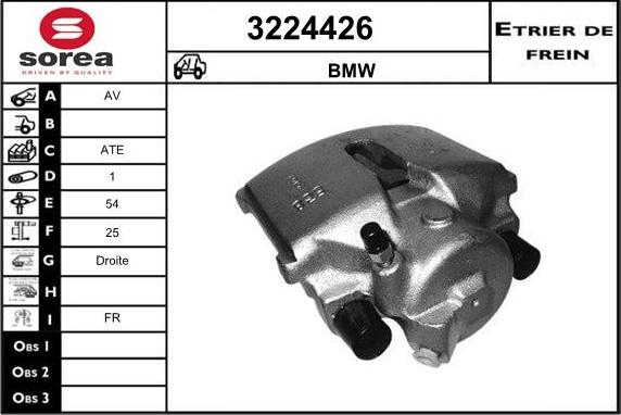 Sera 3224426 - Pinza freno autozon.pro