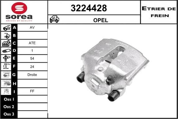 Sera 3224428 - Pinza freno autozon.pro