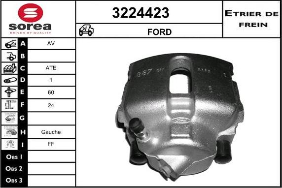 Sera 3224423 - Pinza freno autozon.pro