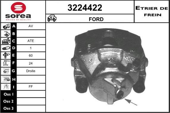 Sera 3224422 - Pinza freno autozon.pro