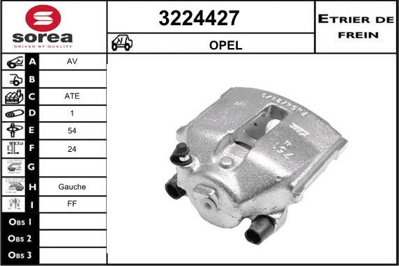 Sera 3224427 - Pinza freno autozon.pro