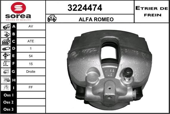 Sera 3224474 - Pinza freno autozon.pro