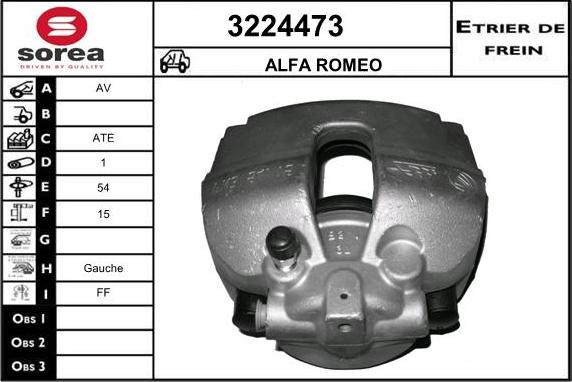 Sera 3224473 - Pinza freno autozon.pro