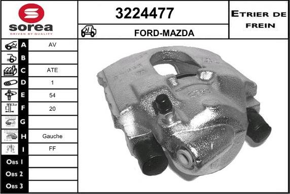 Sera 3224477 - Pinza freno autozon.pro