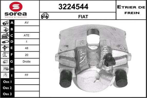 Sera 3224544 - Pinza freno autozon.pro