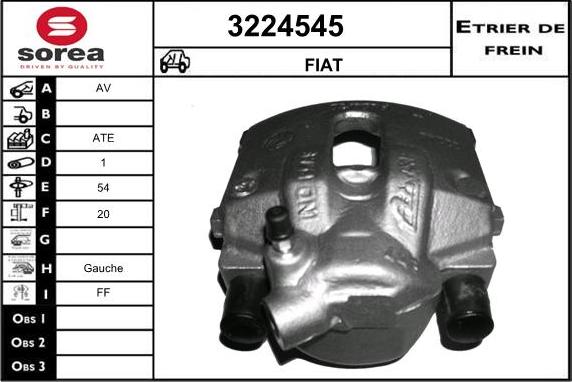 Sera 3224545 - Pinza freno autozon.pro