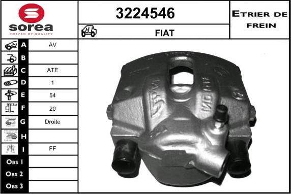 Sera 3224546 - Pinza freno autozon.pro