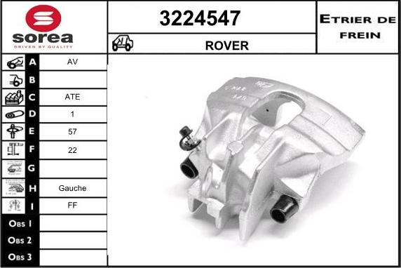 Sera 3224547 - Pinza freno autozon.pro