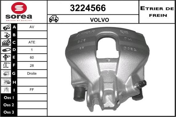 Sera 3224566 - Pinza freno autozon.pro